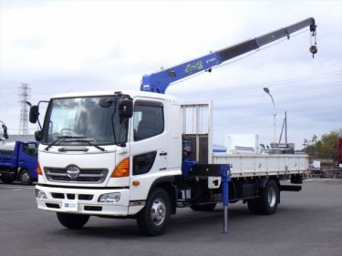 4tユニック タダノ製クレーン付平ボディー